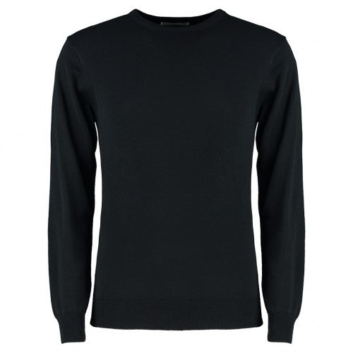 Front - Kustom Kit Mens Arundel Crew Neck Sweater