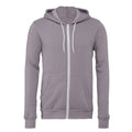 Front - Bella + Canvas Adults Unisex Full Zip Hoodie