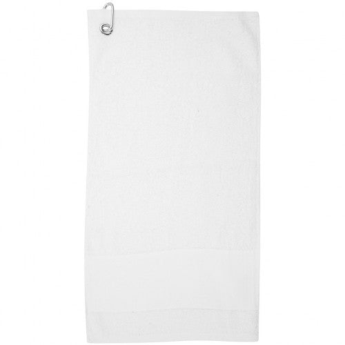 Front - Towel City Printable Border Golf Towel