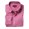 Front - Brook Taverner Mens Montana Gingham Long Sleeve Shirt