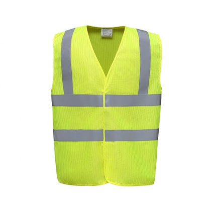Front - Yoko Hi-Vis Anti-Static Flame Retardant Waistcoat
