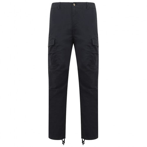 Front - Front Row Adult Unisex Stretch Cargo Trousers