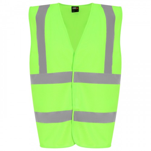 Front - PRO RTX High Visibility Childrens/Kids Waistcoat