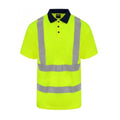 Front - PRO RTX Mens High Visibility Polo Shirt
