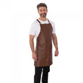 Front - Joseph Alan Unisex Adults Leather Bib Apron