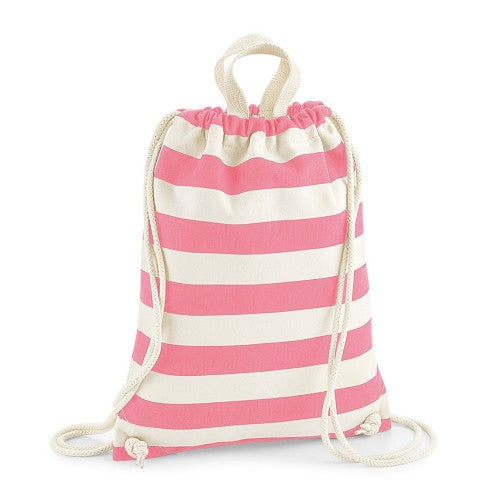 Front - Westford Mill Ladies/Womens Nautical Gymsac