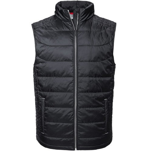 Front - Russell Mens Nano Padded Bodywarmer
