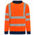 Front - PRO RTX Mens Two Tone High-Vis Safety Sweatshirt