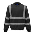 Front - Yoko Unisex Adult Hi-Vis Sweatshirt