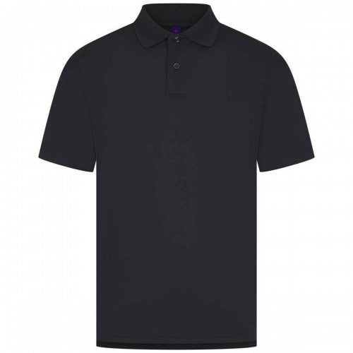 Front - Henbury Mens Pique Polo Shirt