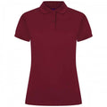 Front - Henbury Womens/Ladies Pique Polo Shirt