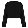 Front - SF Minni Girls Slounge Crop Sweatshirt