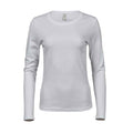 Front - Tee Jays Womens/Ladies Interlock Long-Sleeved T-Shirt