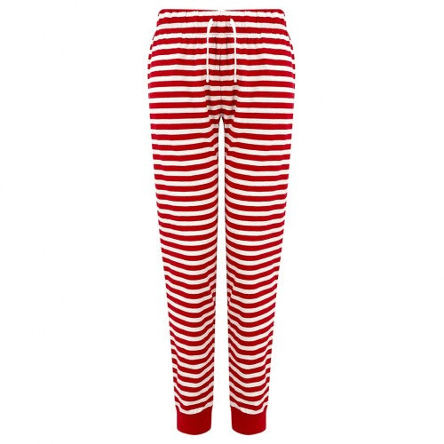 Front - SF Womens/Ladies Stripe Lounge Pants