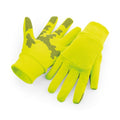 Black - Front - Beechfield Unisex Adult Sports Tech Softshell Gloves