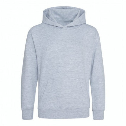 Front - Awdis Childrens/Kids Heather Organic Hoodie