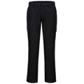 Front - Portwest Mens Stretch Slim Cargo Trousers