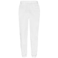 Heather Grey - Front - Fruit of the Loom Mens Classic Elasticated Hem Jogging Bottoms