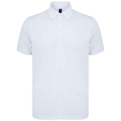 Front - Henbury Mens Piqu Polo Shirt