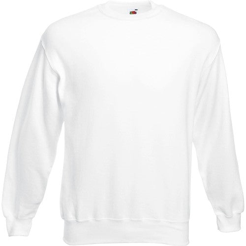 Front - Fruit of the Loom Mens Classic Plain Drop Shoulder Sweatshirt