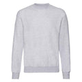 Front - Fruit of the Loom Mens Classic Heather Drop Shoulder Sweatshirt