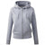 Front - Anthem Womens/Ladies Organic Full Zip Hoodie