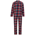Front - SF Mens Tartan Pyjama Set