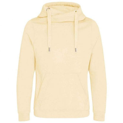 Front - Awdis Unisex Adult Crossover Collar Hoodie