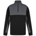 Front - Finden & Hales Unisex Adult Quarter Zip Fleece Top