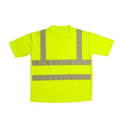 Front - Warrior Unisex Adult Hi-Vis T-Shirt