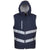 Front - Yoko Womens/Ladies Kensington Hi-Vis Hooded Gilet