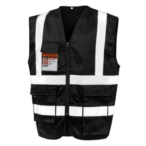 Front - SAFE-GUARD by Result Unisex Adult Heavy Duty Security Vest