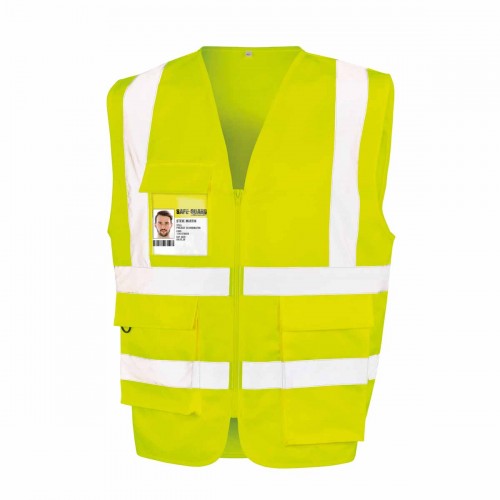 Front - SAFE-GUARD by Result Unisex Adult Heavy Duty Security Vest