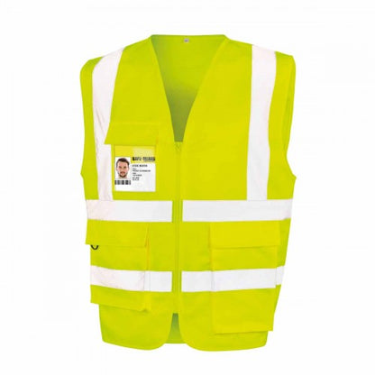 Front - SAFE-GUARD by Result Unisex Adult Heavy Duty Security Vest