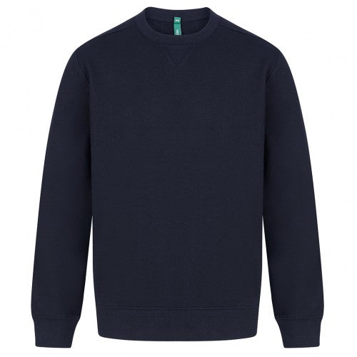 Front - Henbury Unisex Adult Sustainable Sweatshirt
