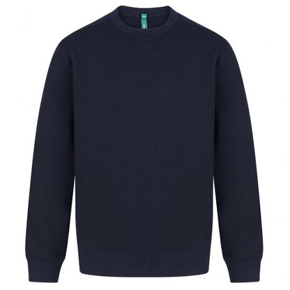 Front - Henbury Unisex Adult Sustainable Sweatshirt