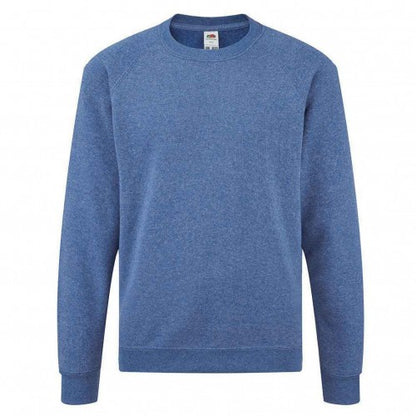Front - Fruit of the Loom Childrens/Kids Classic Raglan Sweatshirt