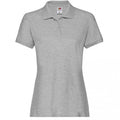 Front - Fruit Of The Loom Womens/Ladies Premium Cotton Pique Lady Fit Polo Shirt