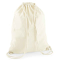Front - Westford Mill Recycled Cotton Drawstring Bag