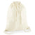 Front - Westford Mill Recycled Cotton Drawstring Bag