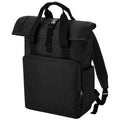 Front - Bagbase Roll Top Recycled Twin Handle Laptop Backpack