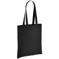 Front - Brand Lab Cotton Long Handle Shopper Bag