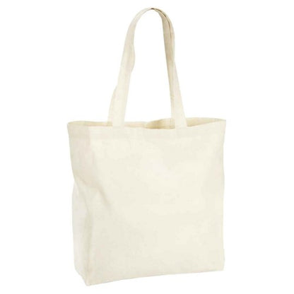 Front - Westford Mill Recycled Cotton Oversized Tote Bag