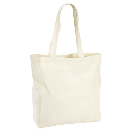 Front - Westford Mill Recycled Cotton Oversized Tote Bag