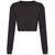 Front - Awdis Womens/Ladies Heather Crop T-Shirt