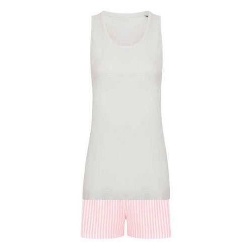 Front - Towel City Womens/Ladies Short Pyjama Set