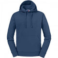 White - Front - Russell Mens Authentic Hoodie
