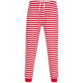 Front - SF Unisex Adult Stripe Cuffed Lounge Pants