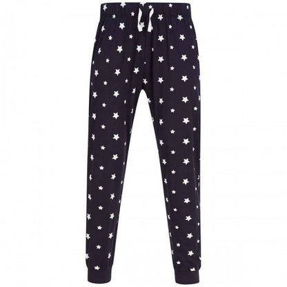 Front - SF Unisex Adult Stars Cuffed Lounge Pants