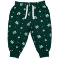 Front - Larkwood Baby Snowflake Lounge Pants